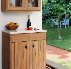 To prevent injuries or damage to item, recommended team lift (two or more people) for furniture placement. Teak Outdoor Kitchens