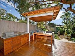Make sure that you build your kitchen nearby the plumbing and electricity lines for a cheaper cost. Fab Bbq Area Exterior Design Backyard Outdoor Pavilion Outdoor Rooms
