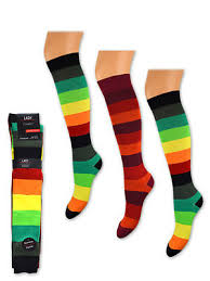 Maybe you would like to learn more about one of these? Damenmode 3 Paar Bambus Ringel Kniestrumpfe Breiter Komfortbund Bunt Gestreift 35 Bis 42 Socken Strumpfe