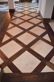 Pin By Nichol Korslin On For The Home Wood Floor Design Basket Weave Tile Floor Tile Design