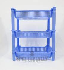 39x29.7x43cm rak piring plastik 3 tier olymplast rsok 03 ukuran: Jual Rak Plastik Susun 3 Persegi Biru Di Lapak Selly Olshop Bukalapak
