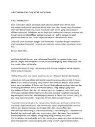 Sifat mazmumah adalah sifat tercela. Akhlak Sifat Mahmudah Dan Sifat Mazmumah