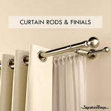 Designer Drapery Hardware Curtain Rods And Finials Made Of High Quality Brass Custom Sizes Curtains Double Rod Curtains Curtain Decor