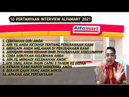 Contoh soal psikotes kerja alfamart indomaret alfamidi dan giant wawancara kerja gratis simulasi tpa. 10 Pertanyaan Pada Saat Interview Di Alfamart 2021 Youtube