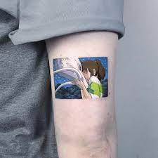 Tattoo Artist Eden Kozo Tattoo Artwoonz Spirited Away Tattoo Haku Tattoo Anime Tattoos