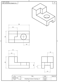 7d581957 Autocad En 2020 Vistas Dibujo Tecnico Ejercicios De Dibujo Y Tecnicas De In 2020 Orthographic Drawing Isometric Drawing Exercises Autocad Isometric Drawing