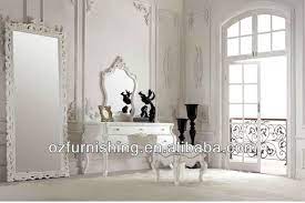 Stunning Neo Classic Solid Wood Bedroom Furniture Perl White Wood Carving Bed Night Stand Dresser Wardro French Furniture Bedroom Glamour Living Room Furniture