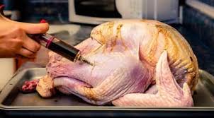 Pat dry and place turkey in a large roasting pan. Injectable Turkey Marinade Recipe The Best Homemade Blend