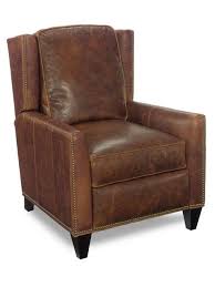 Leather Recliner With Distressed Brown Leather By Wellington S Www Fineleatherfurniture Co Leather Recliner Bradington Young Leather Recliner Howell Furniture