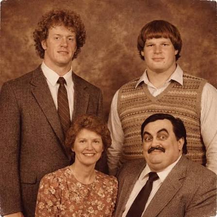 Undertaker & kane family photo before the fire