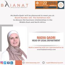 Ms. Nadia Qadri will be pleasured to meet you at INTA 2022 ...