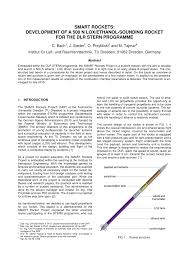 Würdest/könntest du mir bitte feuer geben? Pdf Development Of A 500 N Lox Ethanol Sounding Rocket For The Dlr Stern Programme