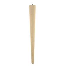Pied De Table Basse Conique Fixe Hetre Brut Blanc Beige Naturels 40 Cm Leroy Merlin Pied Table Basse Pieds De Table Table Basse