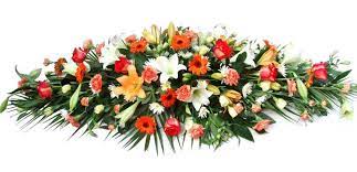 Maybe you would like to learn more about one of these? Funeral Flowers Funeral Coffin Spray Orange White