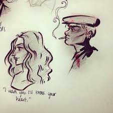 The Art Of Feelingfairyish 3 Episodes Into Peaky Blinders And I Art Animated Drawings Sketches
