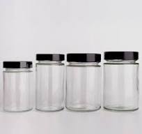 Wholesale Empty 750Ml 1000Ml Large Size Heat Resisting Canned Food Glass  Jar With Metal Lid