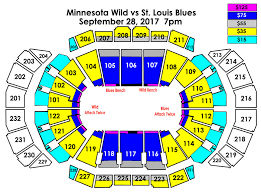 Minnesota Wild Vs St Louis Blues Sprint Center
