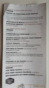Menu De L Epicerie Baci Picture Of Maison Baci Metz Tripadvisor