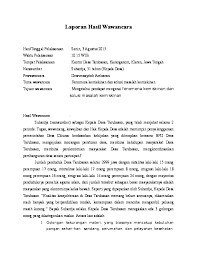 Ja'far ma laporan hasil wawancara a. Doc Laporan Hasil Wawancara Dewi Ambarani Academia Edu