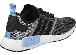 Diese ausgabe des adidas nmd verfügt über ein schwarz gestricktes obermaterial und kontrastierende blaue und blaugrüne akzente. Adidas Nmd R1 Schwarz Blau Abe2e9