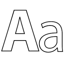 This picture is bonus for kids who are just learning about the alphabet, as well as coloring. Letter A Coloring Pages Free Printables Momjunction
