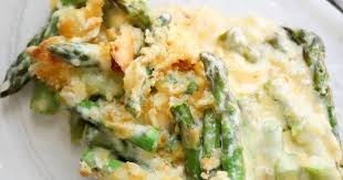 Easy Asparagus Casserole Recipe Yummly Recipe Asparagus Casserole Recipes Asparagus Casserole Asparagus Dishes