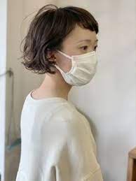 大人可愛い女性のダックテールショート l055414524 ラトリエコンタン l atelier content のヘアカタログ ホットペッパービューティー ボブパーマ アレンジ ボブパーマ パーマ 種類