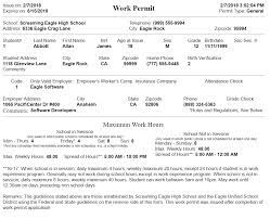They also can apply for and accept a job offer prior to obtaining a work permit. Work Permits Print Reports Aeries Software