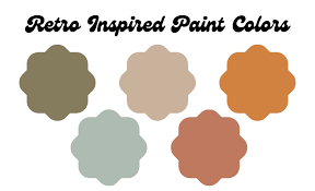 70s Inspired Paint Colors For A Retro