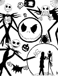 Nightmare before christmas wall decor jack skellington in van gogh's starry night nightmare before christmas dictionary art print 8 x 10 4.7 out of 5 stars 50 $9.95 $ 9. Free Printable Nightmare Before Christmas Coloring Pages Best Coloring Pages For Kids