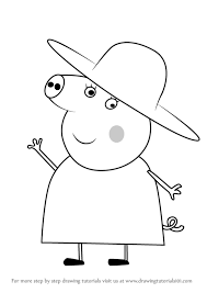 We have collected 40+ peppa pig family coloring page images of various designs for you to color. Learn How To Draw Granny Pig From Peppa Pig Peppa Pig Step By Step Drawing Tutorials Peppa Pig Drawing Peppa Pig Coloring Pages Peppa Pig Colouring