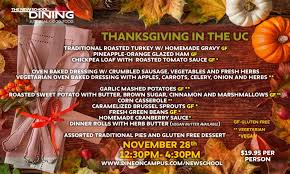Dine On Campus At New School Dining Thanksgiving 2019 Menu