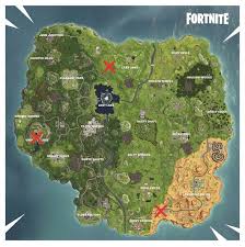 Battle star treasure map & viking ship, camel & crashed battle bus locations guide. Fortnite Viking Ship Camel Crashed Bus Week 10 Challenge Map Locations Gaming Entertainment Express Co Uk