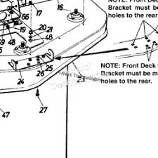 Riding mowers | mtd service repair workshop manuals. Mtd 190 993 000 1998 Mowing Deck With Round Hole Blades Shanks Lawn