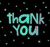 Colorful Handwritten Thank you lettering animation. Frame a frame animation.