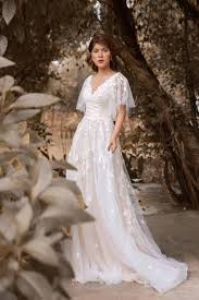 Really the experience alone was fantastic and to olivia and jessica well done. Sophia Vintage Blush Wedding Dress With Flutter Sleeve Open Etsy
