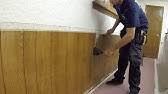 If you're sick of that nasty, outdated wood paneling, this post is for you! How To Update Faux Wood Panelling Youtube