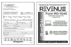 Missouri Tax Forms 2019 Printable State Mo 1040 Form And