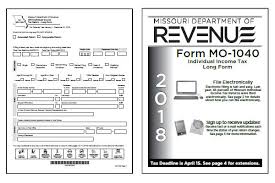 missouri tax forms 2019 printable state mo 1040 form and