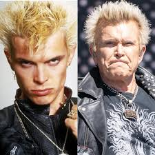 Happy birthday to Billy Idol! He's 69 today. His spiked hair, legendary lip  and all that leather made him an 80s icon. I loved his appearance as  himself in The Wedding Singer.