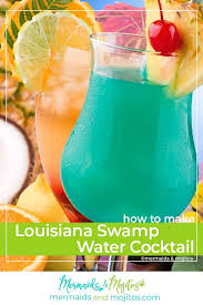 Bayou Swamp Water Cocktail Mermaids Mojitos This Bayou Swamp Water Cocktail Is Filled With Pineapple Juice Coconut Swamp Water Moonshine Recipes Cocktails