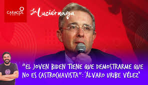 Álvaro uribe vélez ist der erste von fünf söhnen des großgrundbesitzers alberto uribe sierra und seiner frau laura vélez. Relaciones De Colombia Con Biden El Joven Biden Tiene Que Demostrarme Que No Es Castrochavista Uribe La Luciernaga Caracol Radio