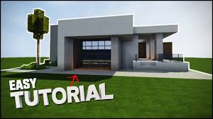 Tips for building a house in minecraft survival mode: Minecraft House Tutorial Survival Modern House Best House Tutorial Youtube