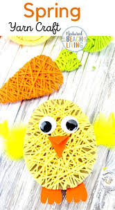 Paper plate easter bunny mask by learning 4 kids. Easy Easter Crafts For Kids Yarn Crafts For Kids Natural Beach Living