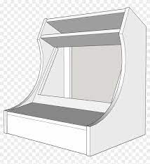Printable cut out templates for the control panels, side panels, and speaker mounts. Bartop Arcade Cabinet Plans 189263 Architecture Hd Png Download 1131x1250 5175238 Pngfind