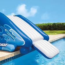4.1 out of 5 stars with 10 ratings. Intex Kool Splash Inflatable Play Center Swimming Pool Water Slide Blue 58849ep Best Buy