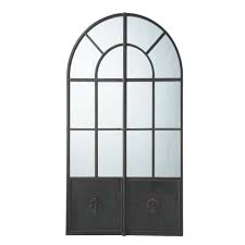 Miroir En Metal Noir H 211 Cm Maine Miroir En Metal Noir Miroir Metal Miroir