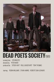 Dead Poets Society In 2020 Film Posters Minimalist Iconic Movie Posters Movie Poster Wall