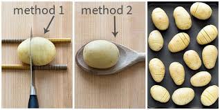 Garlic Parmesan Mini Hasselback Potatoes Recipe Hasselback Potatoes Garlic Parmesan Potatoes