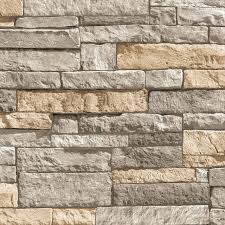 An earthy palette draw from the garden defines this living room. Ledgestone Gray Terracotta Wallpaper Contemporary Wallpaper By Graham Brown Houzz